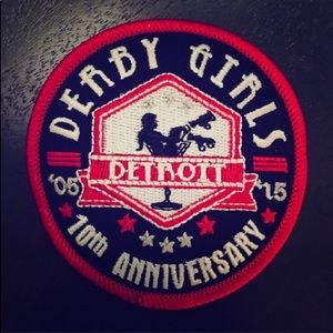 RARE! Collectors 10 Year Detroit Derby Girl Patch
